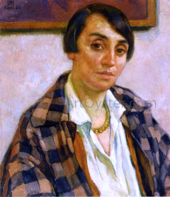  Theo Van Rysselberghe Portrait of Elizabeth Van Rysselberghe - Canvas Art Print