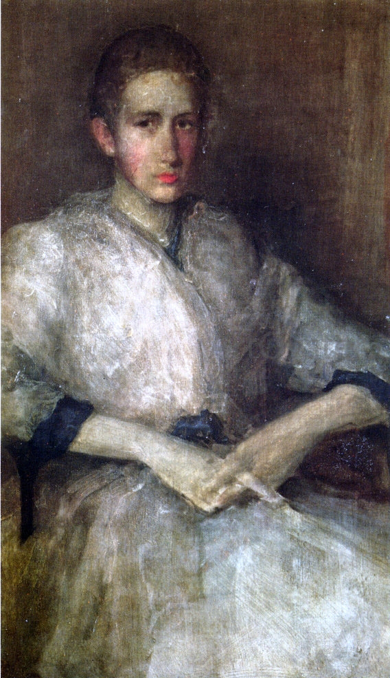  James McNeill Whistler Portrait of Ellen Sturgis Hooper - Canvas Art Print