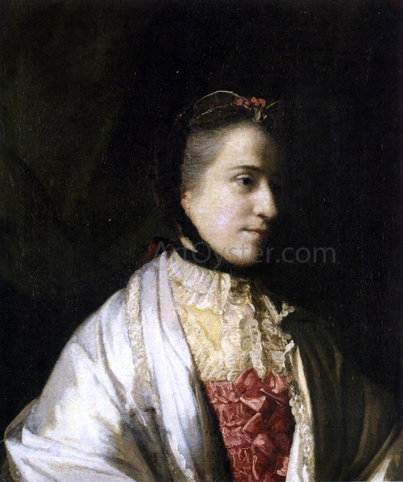  Sir Joshua Reynolds Portrait of Emma, Countess of Mount Edgcumbe - Canvas Art Print