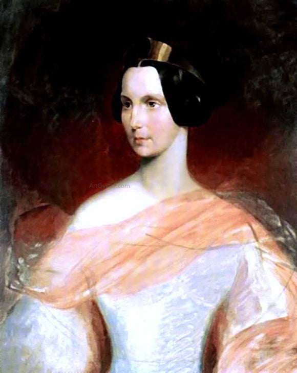  Karl Pavlovich Brulloff Portrait of Empress Alexandra Feodorovna - Canvas Art Print