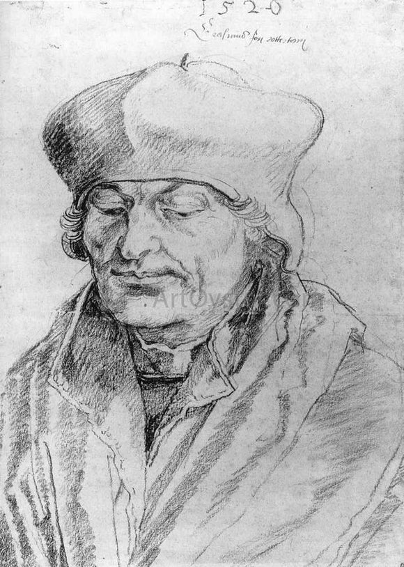  Albrecht Durer Portrait of Erasmus - Canvas Art Print