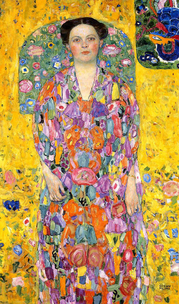  Gustav Klimt Portrait of Eugenia Primavesi - Canvas Art Print