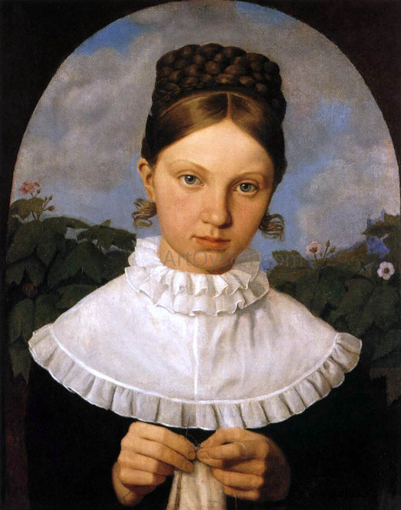  Heinrich Maria Von Hess Portrait of Fanny Gail - Canvas Art Print