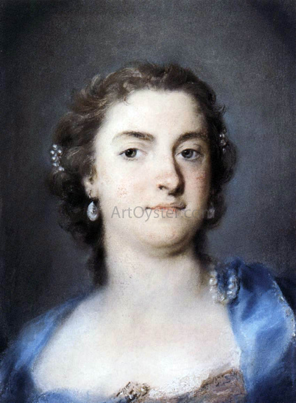  Rosalba Carriera Portrait of Faustina Bordoni Hasse - Canvas Art Print