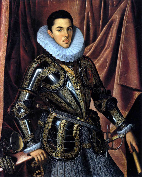  Juan Pantoja De La Cruz Portrait of Felipe Manuel, Prince of Savoya - Canvas Art Print