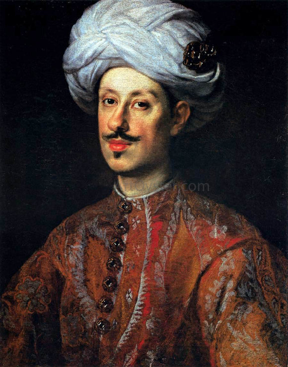  Justus Sustermans Portrait of Ferdinando II de' Medici Dressed in Oriental Costume - Canvas Art Print