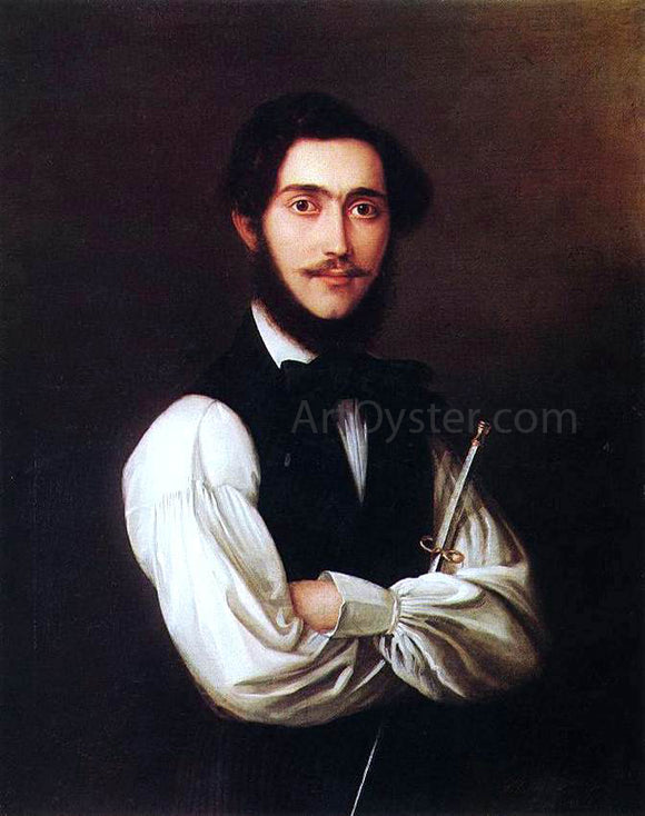  Jakab Marastoni Portrait of Ferenc Friedrich - Canvas Art Print