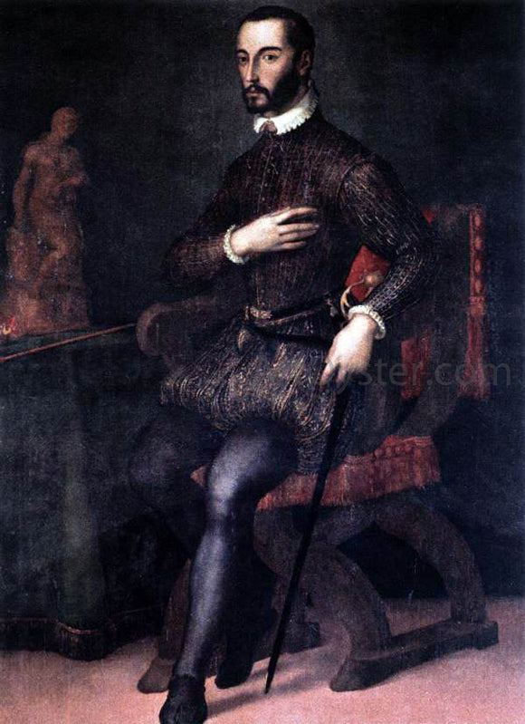  Maso Da San Friano Portrait of Francesco I de' Medici - Canvas Art Print