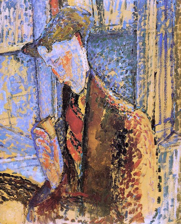  Amedeo Modigliani Portrait of Frank Burty Haviland - Canvas Art Print