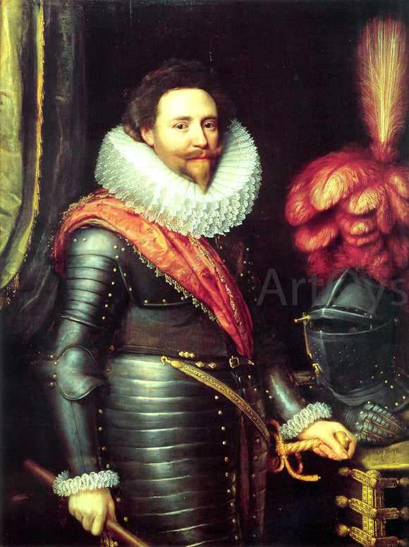  Michiel Jansz. Van Miereveld Portrait of Frederick Hendrick, Prince of Orange-Nassau - Canvas Art Print