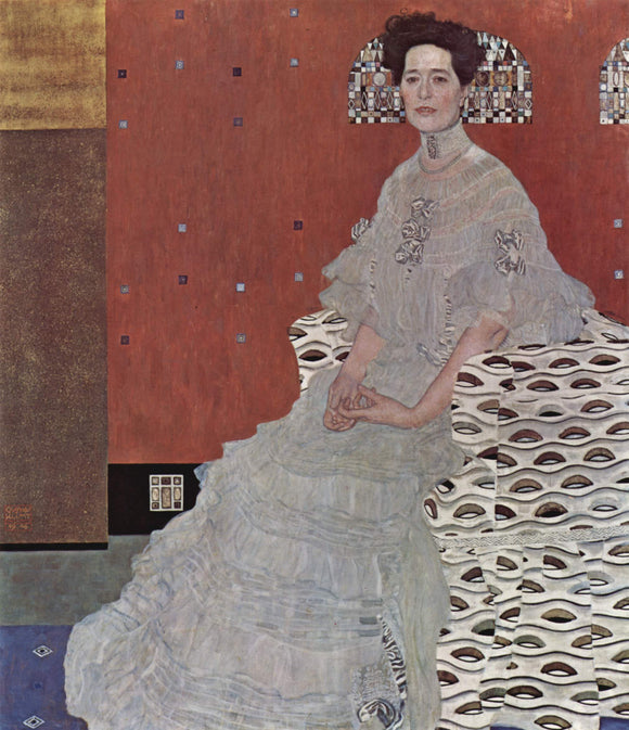  Gustav Klimt Portrait of Fritsa Reidler - Canvas Art Print