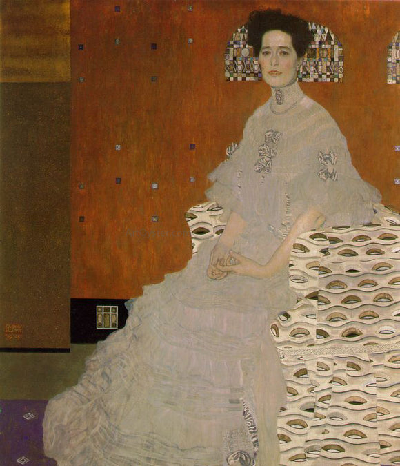  Gustav Klimt A Portrait of Fritsa Reidler - Canvas Art Print