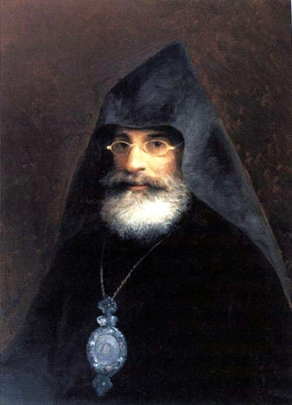  Ivan Constantinovich Aivazovsky Portrait of Gabriel Aivazian, the Artist's Brother - Canvas Art Print
