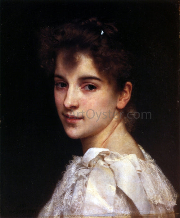  William Adolphe Bouguereau Portrait of Gabrielle Drienza - Canvas Art Print