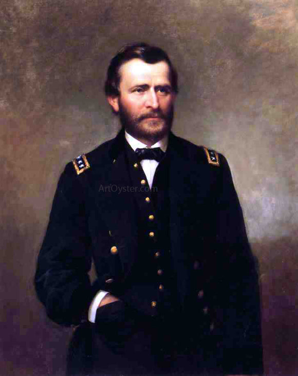  George Cochran Lambdin Portrait of General Ulysses S. Grant - Canvas Art Print