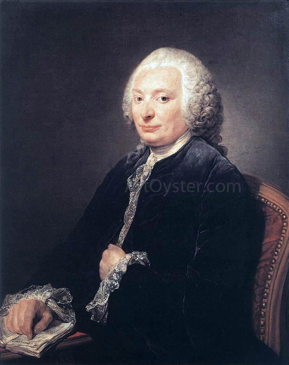  Jean Baptiste Greuze Portrait of George Gougenot de Croissy - Canvas Art Print