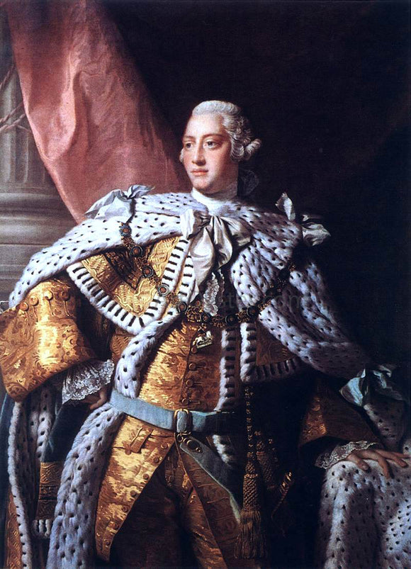  Allan Ramsay Portrait of George III - Canvas Art Print
