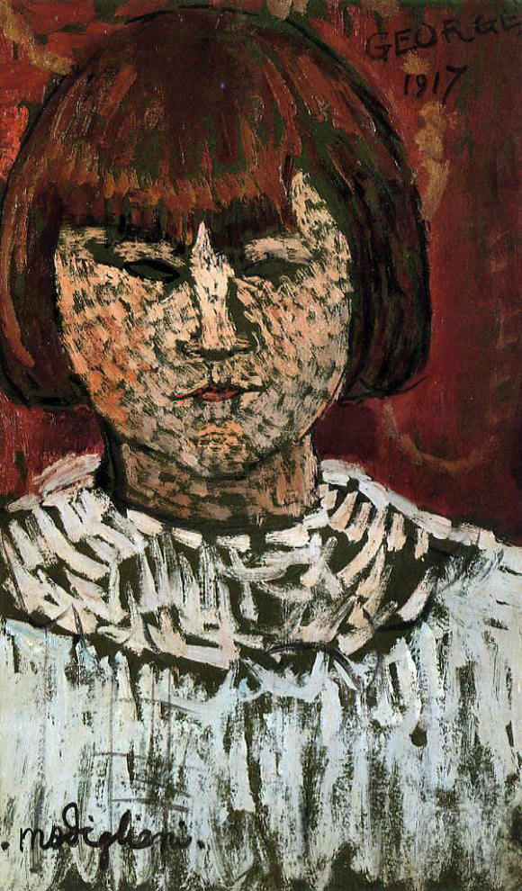  Amedeo Modigliani Portrait of George Ortiz - Canvas Art Print