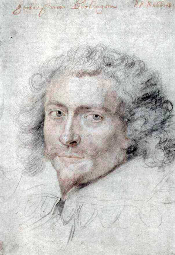  Peter Paul Rubens Portrait of George Vilie - Canvas Art Print