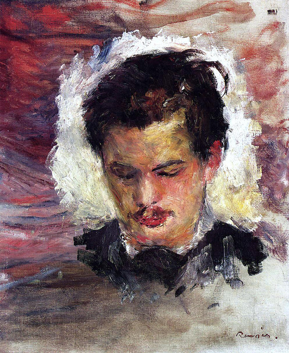 Pierre Auguste Renoir Portrait of Georges Riviere - Canvas Art Print