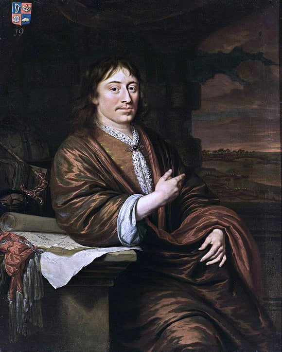  Michiel Van Musscher Portrait of Gerard Pietersz, Hulft - Canvas Art Print