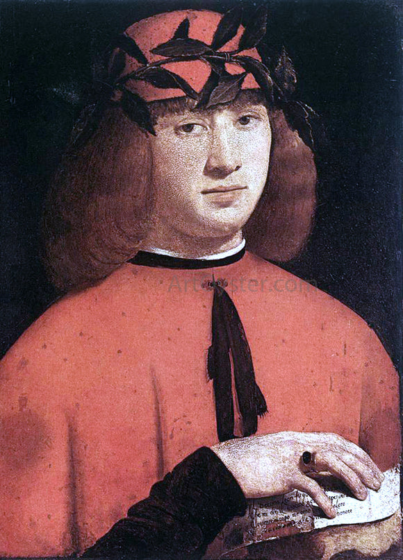  Giovanni Antonio Boltraffio Portrait of Gerolamo Casio - Canvas Art Print