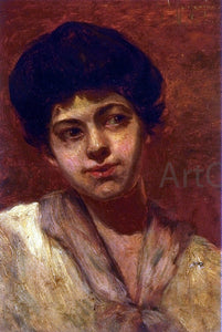  Julian Onderdonk Portrait of Gertrude - Canvas Art Print
