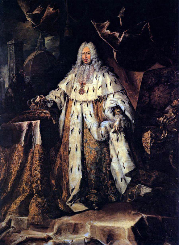  Ferdinand Richter Portrait of Gian Gastone de' Medici, Grand Duke of Tuscany - Canvas Art Print