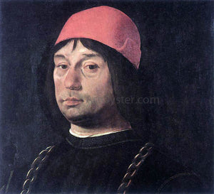  The Elder Lorenzo Costa Portrait of Giovanni Bentivoglio - Canvas Art Print