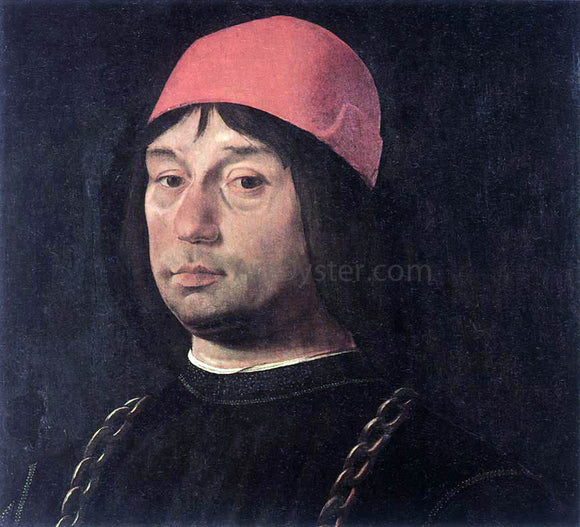  The Elder Lorenzo Costa Portrait of Giovanni Bentivoglio - Canvas Art Print