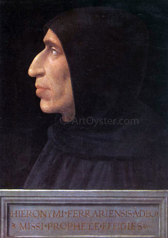  Fra Bartolomeo Portrait of Girolamo Savonarola - Canvas Art Print