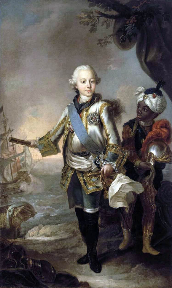  Stefano Torelli Portrait of Grand Duke Pavel Petrovich - Canvas Art Print