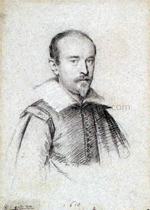  Ottavio Leoni Portrait of Guido Reni - Canvas Art Print
