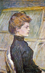  Henri De Toulouse-Lautrec Portrait of Helen (detail) - Canvas Art Print