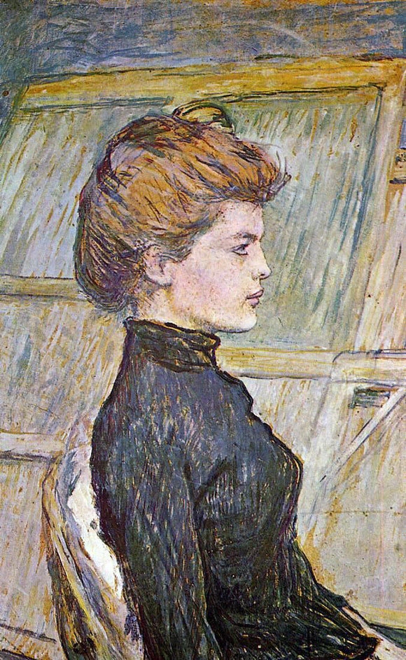  Henri De Toulouse-Lautrec Portrait of Helen (detail) - Canvas Art Print