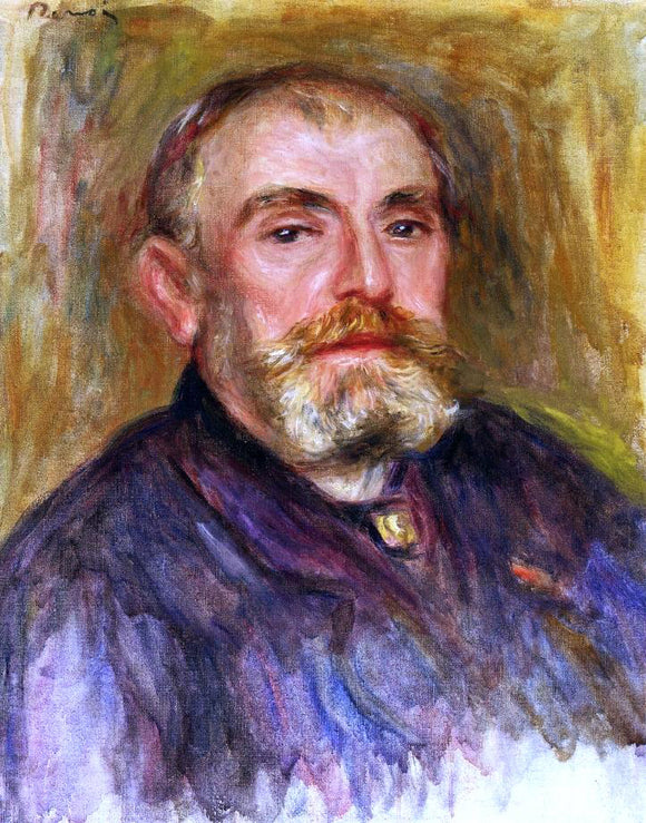  Pierre Auguste Renoir Portrait of Henri Lerolle - Canvas Art Print