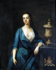  Enoch Seeman Portrait of Henrietta Louisa Jeffreys - Canvas Art Print