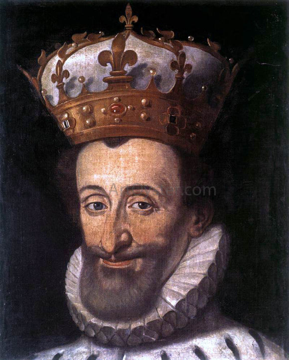  Santi Di Tito Portrait of Henry IV of France - Canvas Art Print