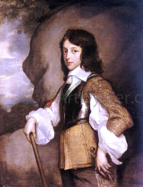  Adriaen Hanneman Portrait of Henry Stuart, Duke of Gloucester (1640-1660), When A Boy - Canvas Art Print