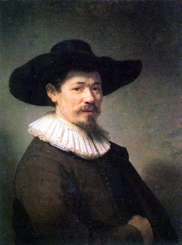  Rembrandt Van Rijn Portrait of Herman Doomer - Canvas Art Print