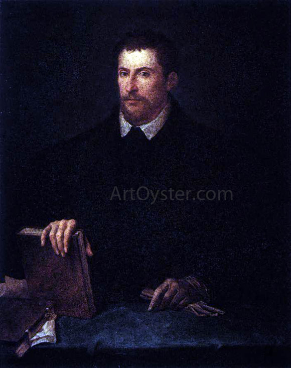 Titian Portrait of Ippolito Riminaldi - Canvas Art Print