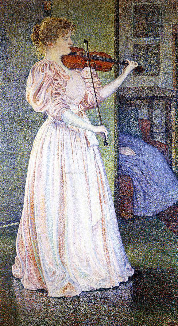  Theo Van Rysselberghe Portrait of Irma Sethe - Canvas Art Print