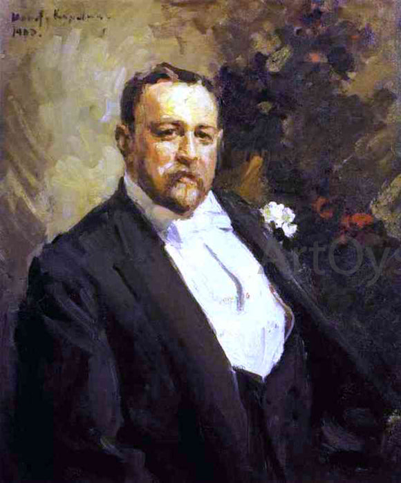  Constantin Alexeevich Korovin Portrait of Ivan Morozov - Canvas Art Print