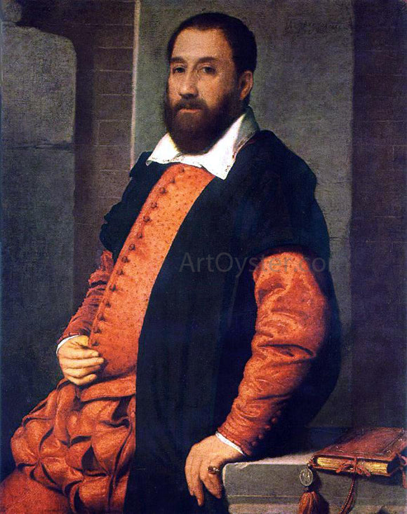  Giovanni Battista Moroni Portrait of Jacopo Foscarini - Canvas Art Print
