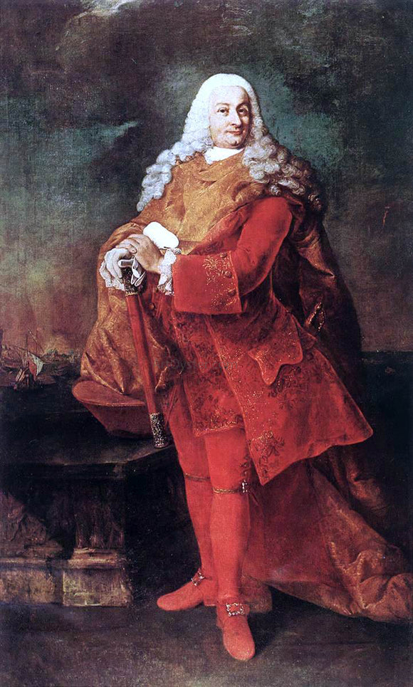  Alessandro Longhi Portrait of Jacopo Gradenigo - Canvas Art Print