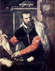  Titian Portrait of Jacopo Strada - Canvas Art Print