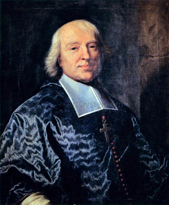  Hyacinthe Rigaud Portrait of Jacques-Benigne Bossuet - Canvas Art Print