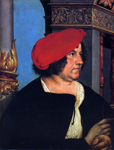 The Younger Hans Holbein Portrait of Jakob Meyer zum Kasen - Canvas Art Print