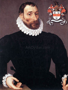 Pieter Pourbus Portrait of Jan Wyts - Canvas Art Print