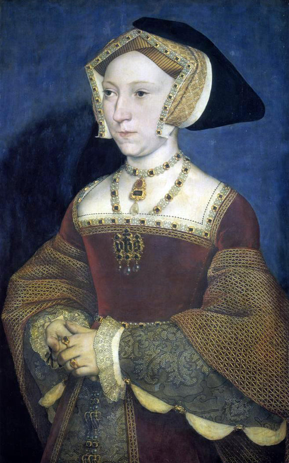  The Younger Hans Holbein Portrait of Jane Seymour - Canvas Art Print
